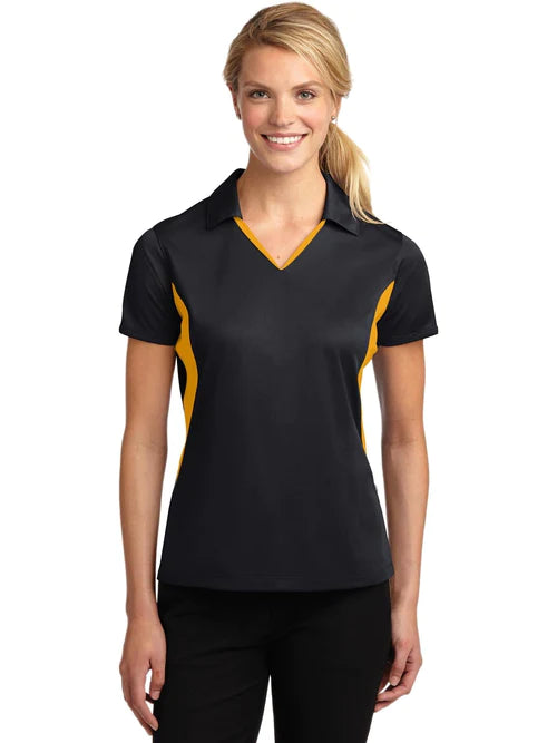 Sport tek top polo womens